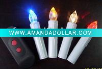 Wholesale infrared remote control decorative color changing led candle lamp(CE &ROHS prove)