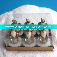 christmas santa candles