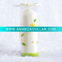 Glass gel candle