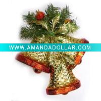 Wholesale Plastic Christmas bell hang