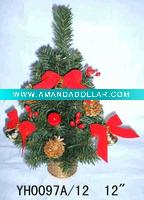 Wholesale Small Decoration Christmas Tree 12" (Decorate by PINECONE & GOLDEN BELLS)