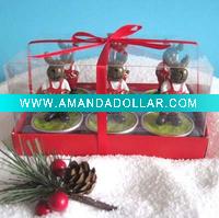 Christmas reindeer candles
