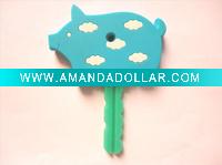 Wholesale lovely drips soft pvc keycover/cute keycover for christmas gift