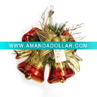 Wholesale Plastic Christmas bell hang