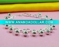 Wholesale HSYBR1939 Latest New Design Christmas Bell Bracelet