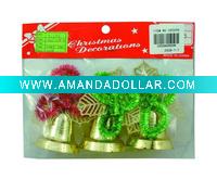 Wholesale 3 pc Christmas Bell Length:9cm - G1411