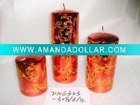 Wholesale 2011 new design candle,christmas candle,metal decorative candle, candle ornament, craft decoration candle,gift candle