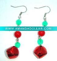 Wholesale christmas bell earring