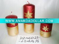 Wholesale christmas candle,metal decorative candle, candle ornament, craft decoration candle,gift candle