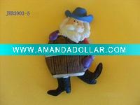 Wholesale Refrigerator Magnet-Santa With Bucket