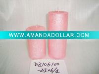 Wholesale art pillar candle,christmas candle,metal decorative candle, candle ornament, craft decoration candle,gift candle