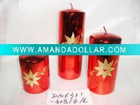 Wholesale classic wedding red candle,christmas candle,metal decorative candle, candle ornament, craft decoration candle,gift candle