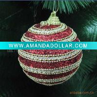 Wholesale hanging golden christmas decoration for christmas decoration fashion Christmas decoration Foam Christmas ball