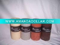 rustic candle