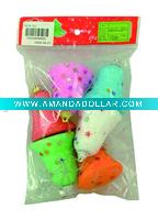 6 pc Christmas Decorative Bell - G1426