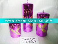 Wholesale hot selling Xmas candle,christmas candle,metal decorative candle, candle ornament, craft decoration candle,gift candle