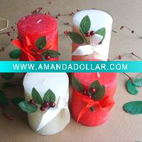 Christmas gift candles
