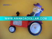 Wholesale Fridge Magnet Sticker-Santa With Tractor