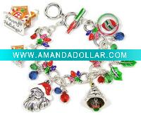 Wholesale HSYBR1940 Latest New Design Christmas Bell Bracelet