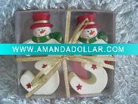 Wholesale Decorative craft christmas number craft candle