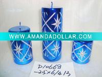 Wholesale christmas metallic shining candle,christmas candle,metal decorative candle, candle ornament, craft decoration candle,gift candle