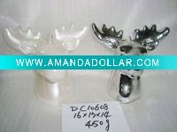 Wholesale art deer candle,christmas candle,metal decorative candle, candle ornament, craft decoration candle,gift candle