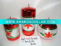 Wholesale christmas metallic shining candle,christmas candle,metal decorative candle, candle ornament, craft decoration candle,gift candle