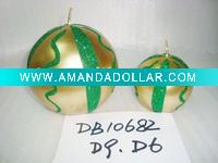 Wholesale christmas metallic shining candle,christmas candle,metal decorative candle, candle ornament, craft decoration candle,gift candle