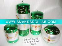 Wholesale christmas metallic shining candle,christmas candle,metal decorative candle, candle ornament, craft decoration candle,gift candle