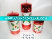 Wholesale christmas metallic shining candle,christmas candle,metal decorative candle, candle ornament, craft decoration candle,gift candle