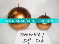 Wholesale christmas metallic shining candle,christmas candle,metal decorative candle, candle ornament, craft decoration candle,gift candle