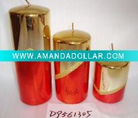 Wholesale hot selling classic design candle,christmas candle,metal decorative candle, candle ornament, craft decoration candle,gift candle