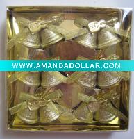 Wholesale 2011 gold decorative christmas bell