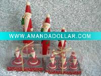 Wholesale Decorative craft x-mas santa claus candle