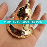 Wholesale MINI COLOR Plated Christmas Tinker bell Jingle bell charms pendants