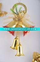 Wholesale decorative plastic christmas bell