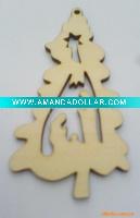 Wholesale Wooden carving Christmas decoration