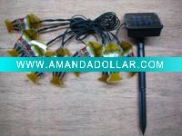 Wholesale solar led Chrismtas light string with PVC shape house