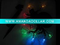 led light with solar panel