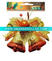 Wholesale plastic christmas bell decoration