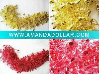 Wholesale Christmas plastic bells beaded chain garland
