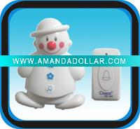 Wholesale Wireless Digital Musical Clown Doorbell RD666