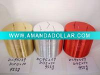 Wholesale big pillar candle golden silver red candle