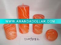 art pillar candle easter candle