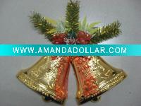 Wholesale plastic christmas bell decoration