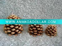 Wholesale Decorative craft xmas winter decorative candle