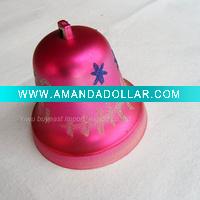 Wholesale Red Plated Christmas Tinker Bell Jingle bell charms pendants xmas ornament decoration