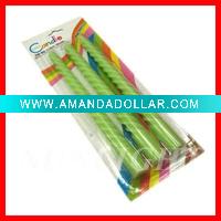 Colored Spiral Candles