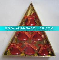 red plastic christmas bell