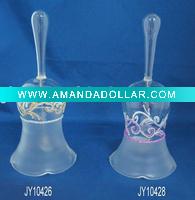 Wholesale christmas glass bell decoration JY10426-JY10428